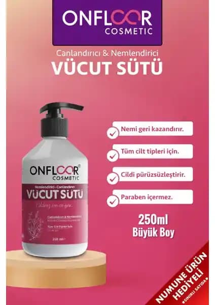 Onfloor Vücut Sütü: Nemlendirici ve Canlandırıcı Günlük Cilt Bakım Ürünü