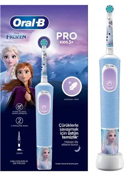 Oral-B Çocuk Elektrikli Diş Fırçaları Karşılaştırması: Frozen D100 ve Cars Serisi