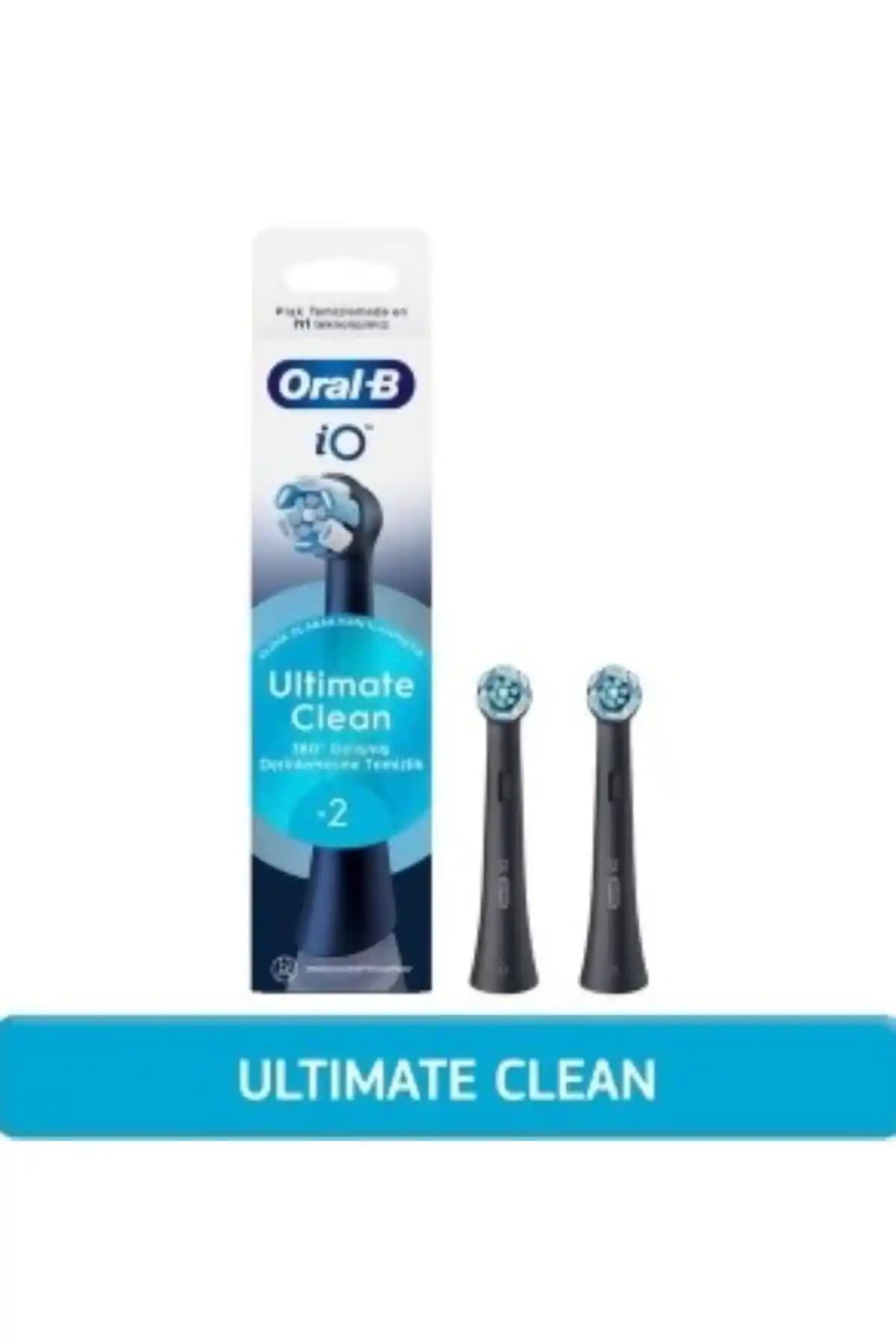 Oral-B iO Ultimate Clean Siyah Diş Fırçası Yedek Başlıkları Modern ve Etkili Ağız Sağlığı İçin