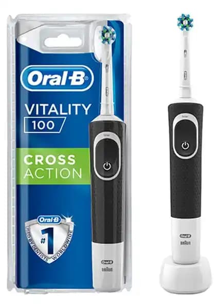 Oral-B Vitality Cross Action Siyah Elektrikli Diş Fırçası Performans ve Tasarım Özellikleri