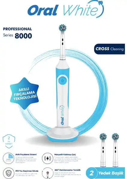 Oral White Profesyonel Serisi 8000 ve Philips Sonicare HX3641/02 Karşılaştırması