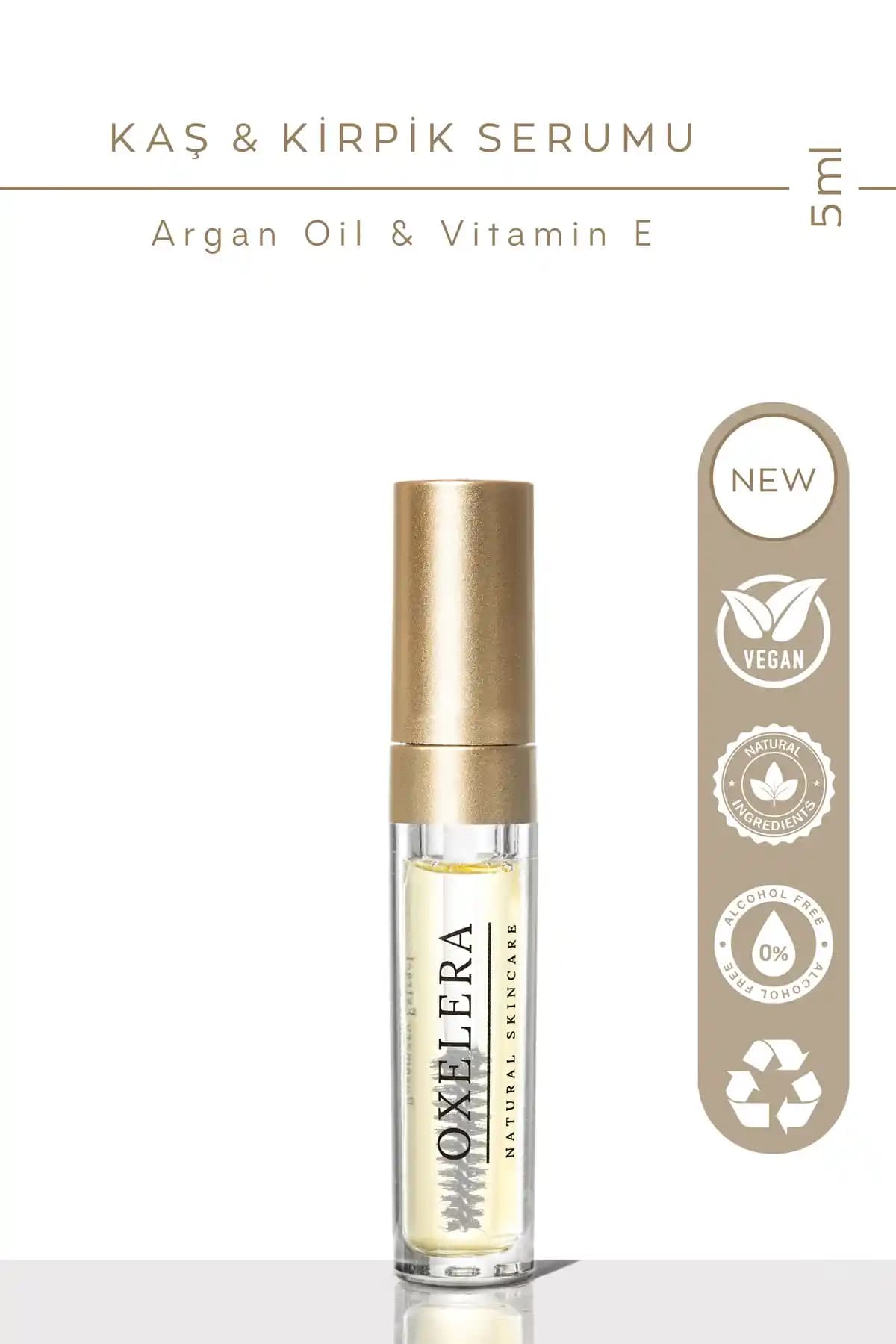 Oxelera Desire Kaş ve Kirpik Serumu: Doğal İçeriklerle Güçlendiren Bakım Çözümü