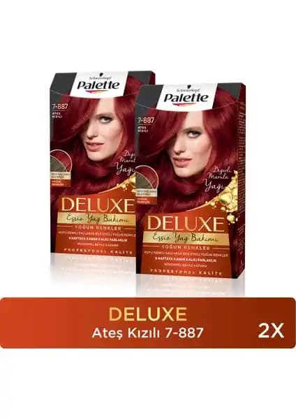 Palette Deluxe Saç Boyası Karşılaştırması: Ateş Kızılı ve Asil Kumral Renkleri