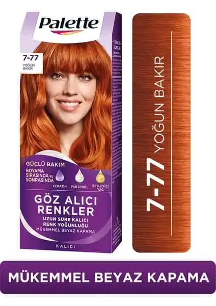 Palette Göz Alıcı Renkler 7-77 Yoğun Bakır Saç Boyası İnceleme ve Kullanıcı Yorumları