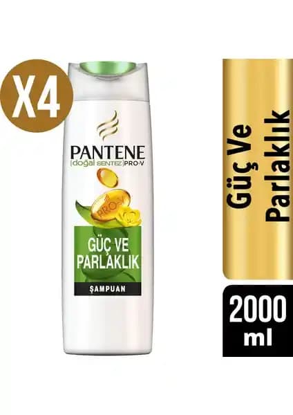Pantene Doğal Sentez Güç ve Parlaklık Şampuanı İnce Telli ve Zayıf Saçlar İçin Güçlendirici Ürün