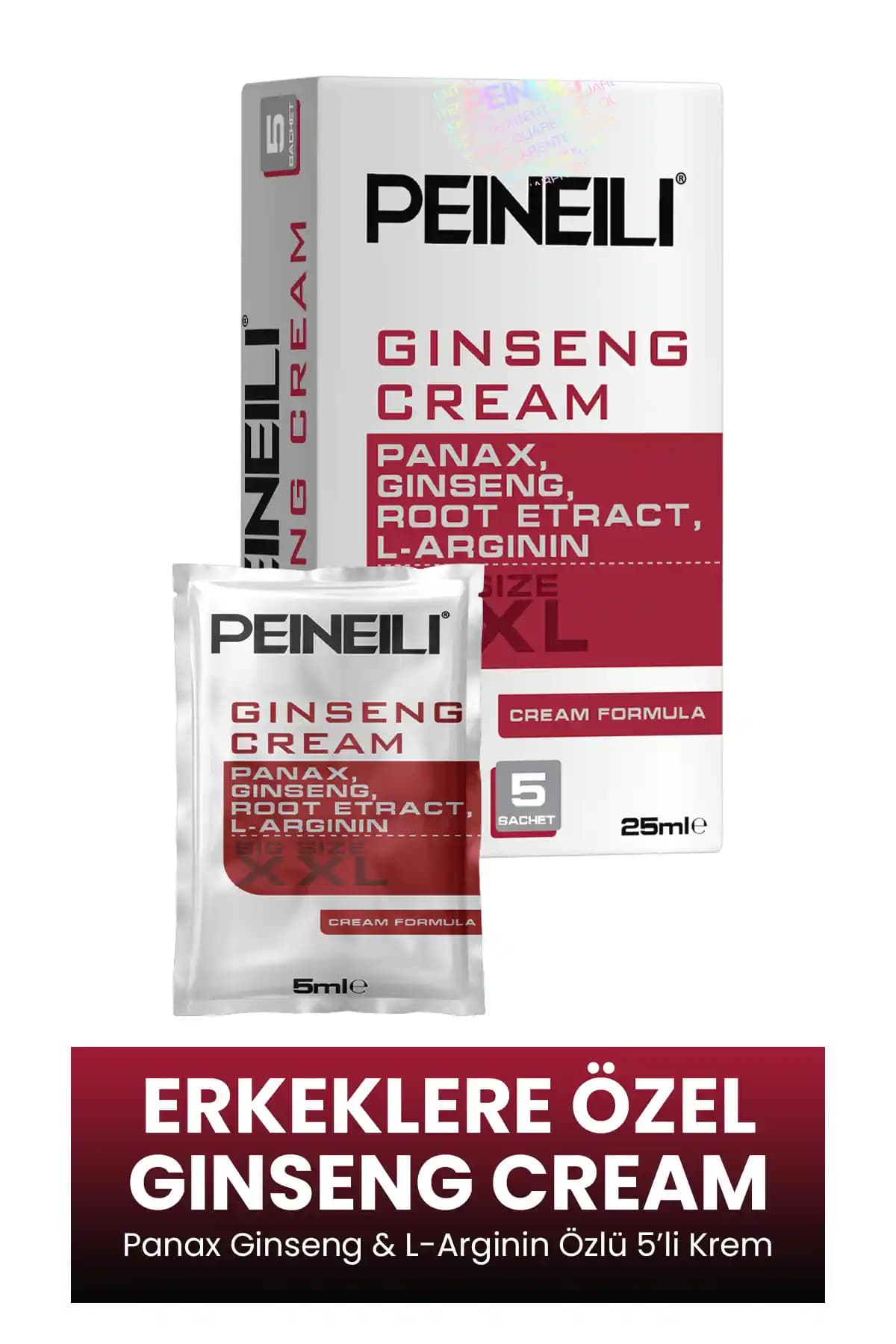 PEINEILI Erkeklere Özel Ginseng Kremi: Güç ve Dolgunluk Sağlayan Yenilikçi Bakım Ürünü