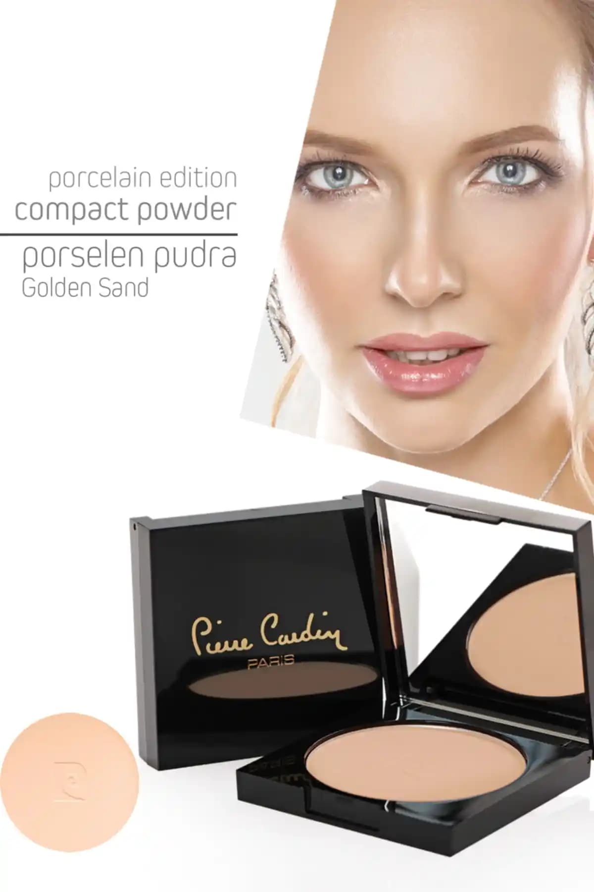 Pierre Cardin Pudra Porcelain Edition Compact Powder Günlük Kullanım İçin Uygun