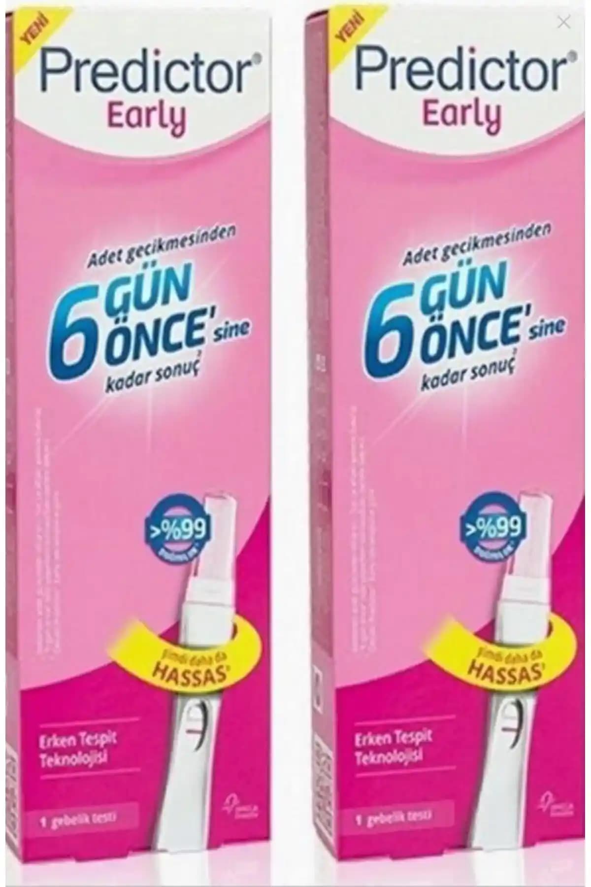 Predictor Early Erken Gebelik Testi 2'li Güvenilir ve Hassas Gebelik Belirleme Aracı