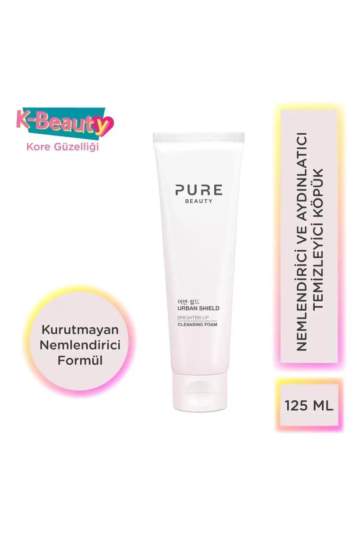 PURE BEAUTY Brighten Up Cleansing Foam 125ml - Cilt Temizliği ve Nemlendirme Çözümü