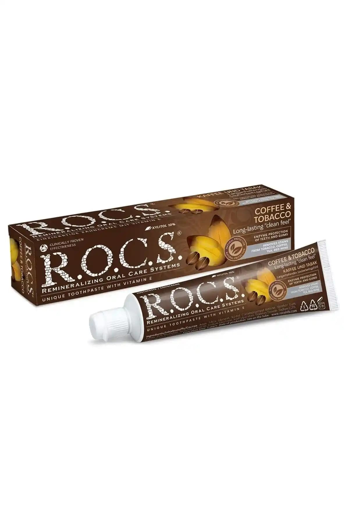 R.O.C.S. Coffee & Tobacco Lekelere Karşı Diş Macunu: Etkili ve Güvenilir Temizlik Çözümü