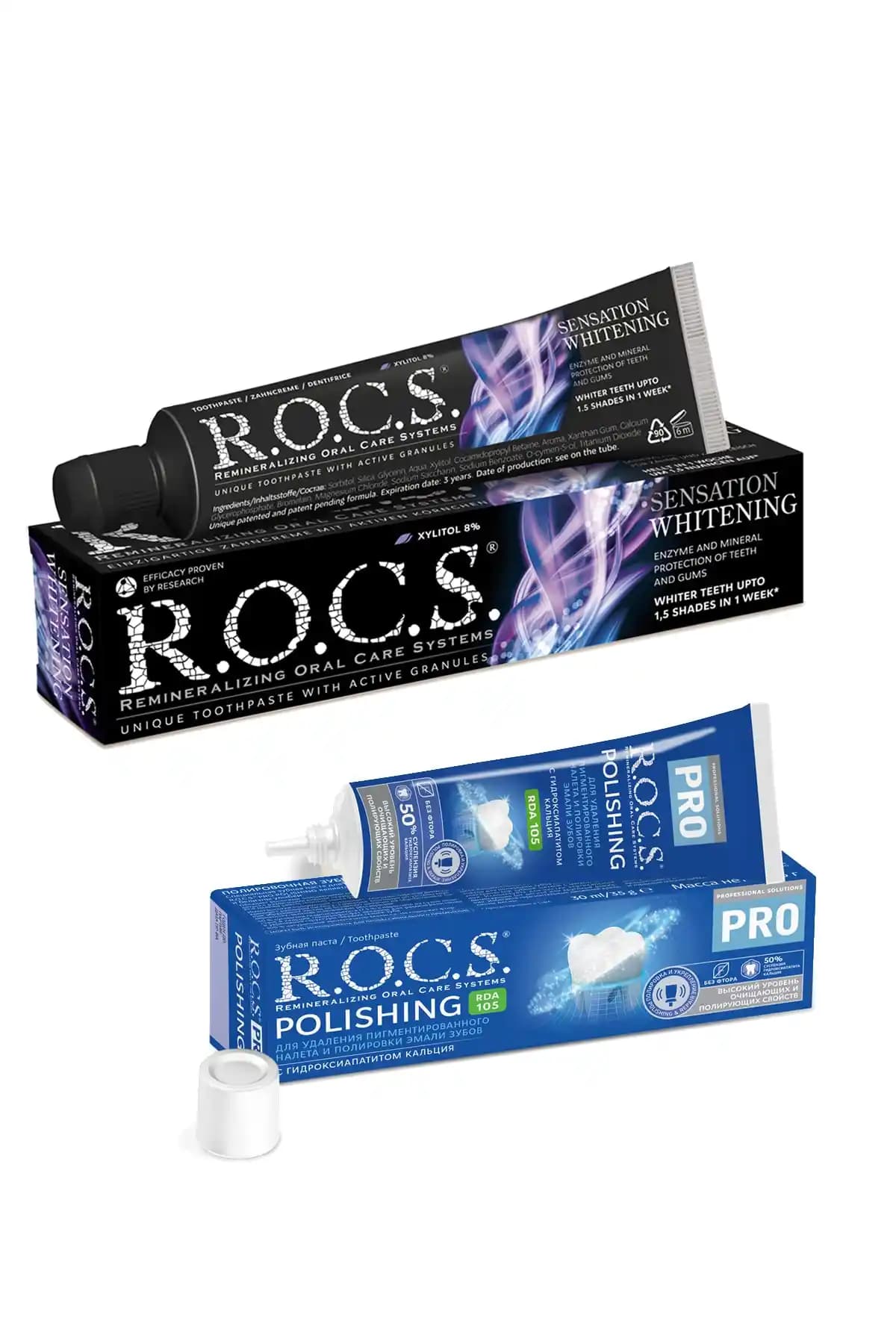 R.O.C.S. Sensatıon Whitening ve Pro-Diş Parlatma Macunu: Güvenilir Beyazlatma Çözümü