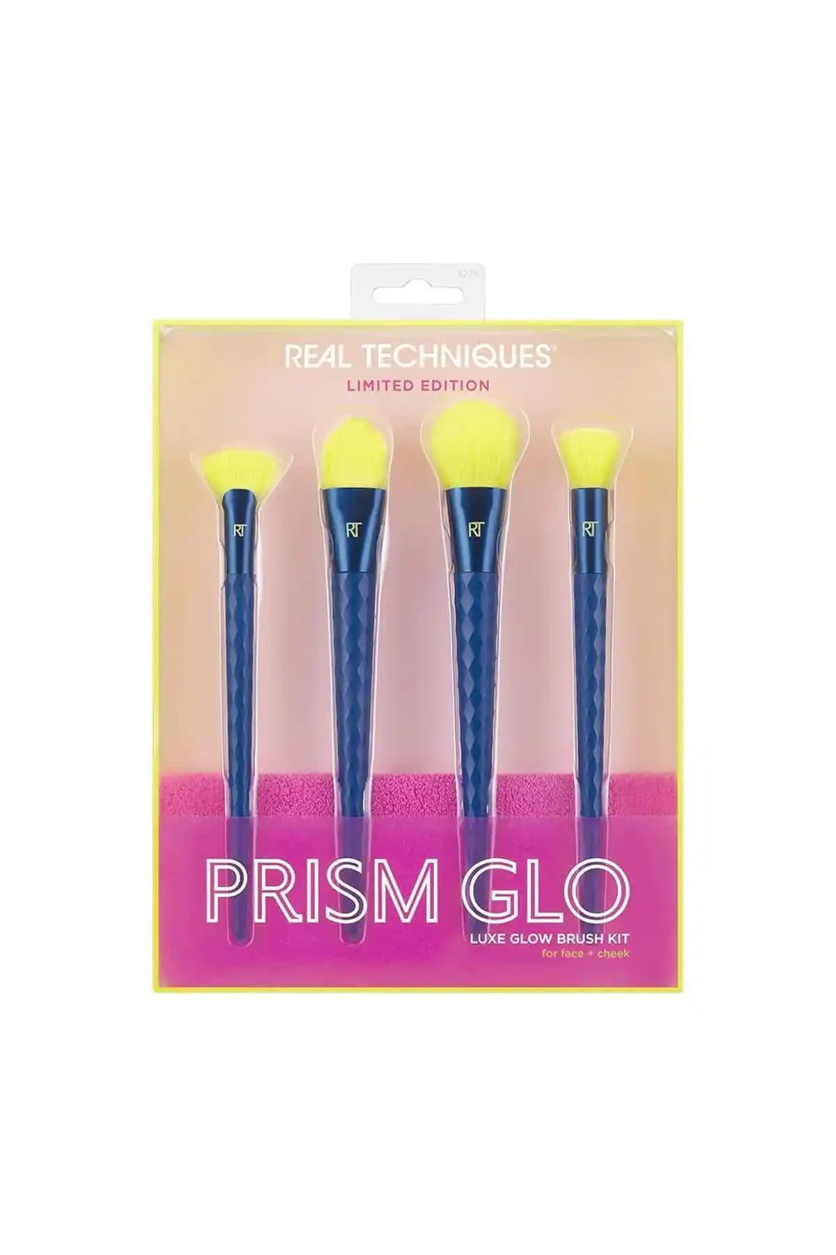 Real Techniques Limited Edition Prism Glo Luxe Glow Fırça Seti: Şık ve Fonksiyonel Makyaj Aksesuarları