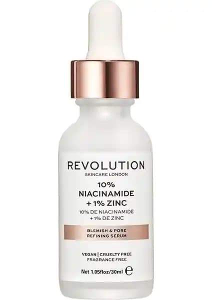 Revolution Skincare Serum Niacinamide ve Çinko ile Yağlı ve Leke Eğilimli Ciltler İçin Etkili Çözüm