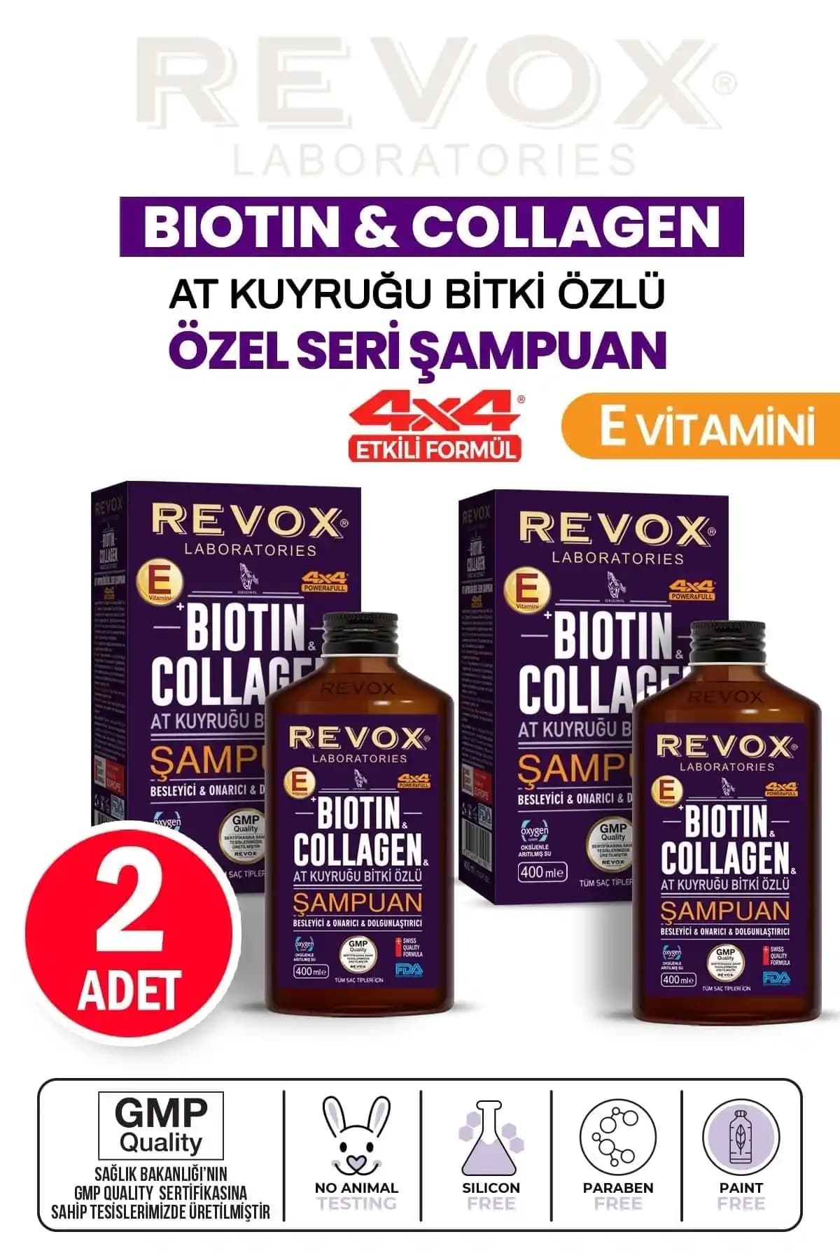 Revox Biotin Collagen At Kuyruğu Bitki Özlü Dökülme Karşıtı ve Hızlı Uzama Şampuanı İncelemesi