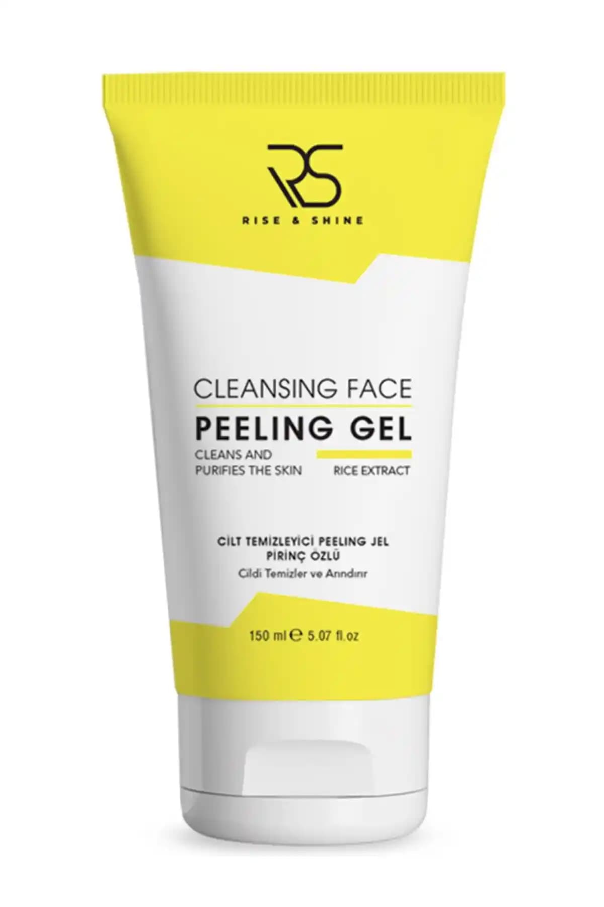 Rise and Shine Pirinç Özlü Peeling Jel ile sağlıklı ve parlak cilt bakımı