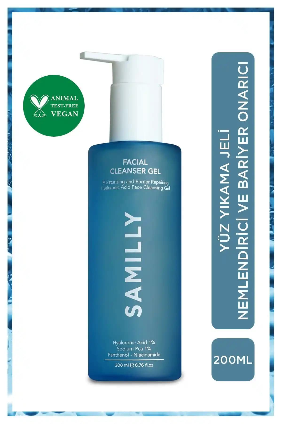 Samilly Hyaluronik Asit Yüz Temizleme Jeli: Nemlendirici ve Bariyer Onarıcı Özellikler