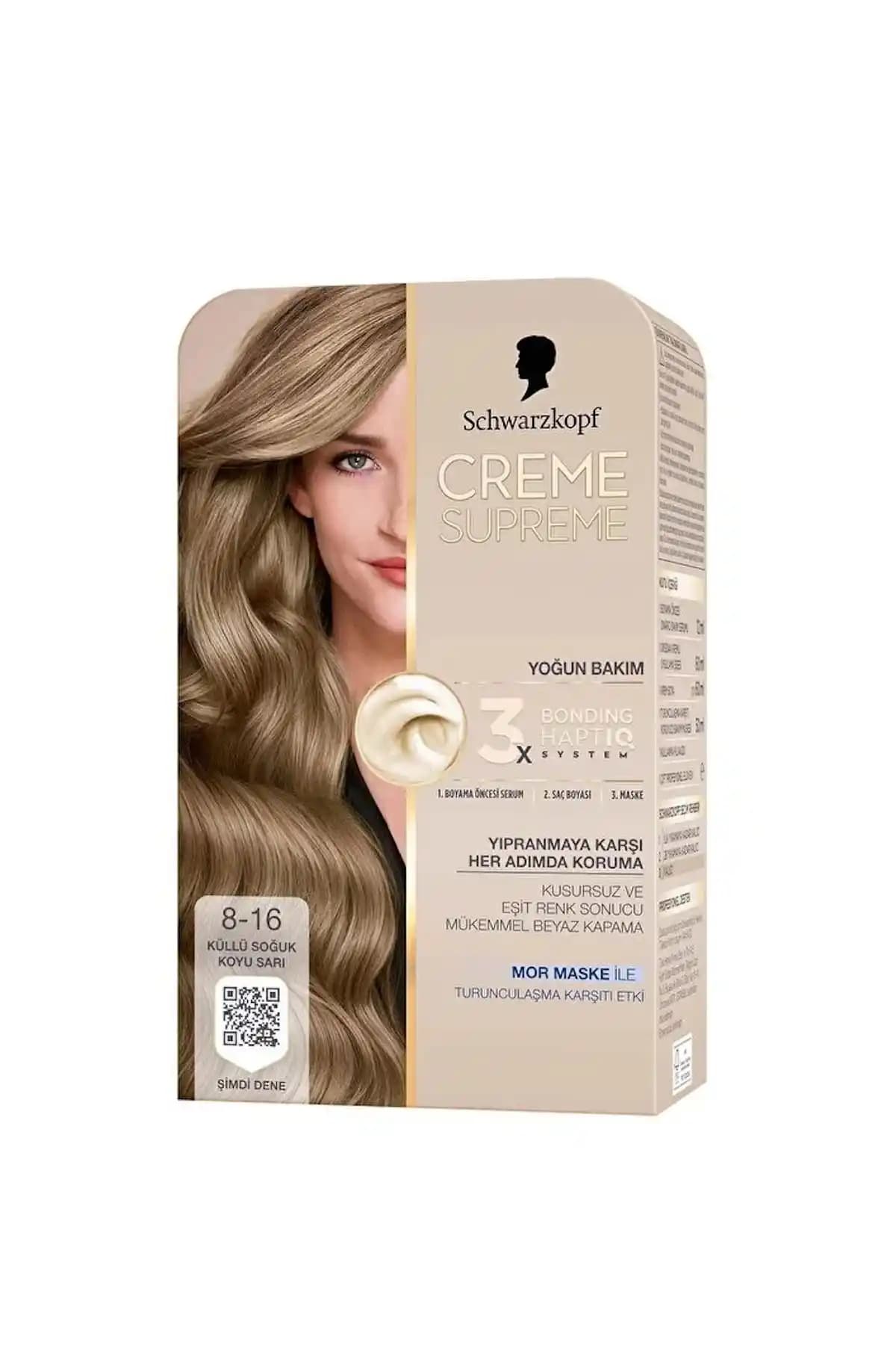 Schwarzkopf Creme Supreme Saç Boyası 8-16 Küllü Soğuk Koyu Sarı Ürün İncelemesi ve Kullanım Rehberi