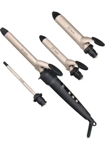 ShiboWavy Çok Başlıklı Saç Maşası Seti Profesyonel ve Çok Yönlü Kullanım İmkanı Sunar