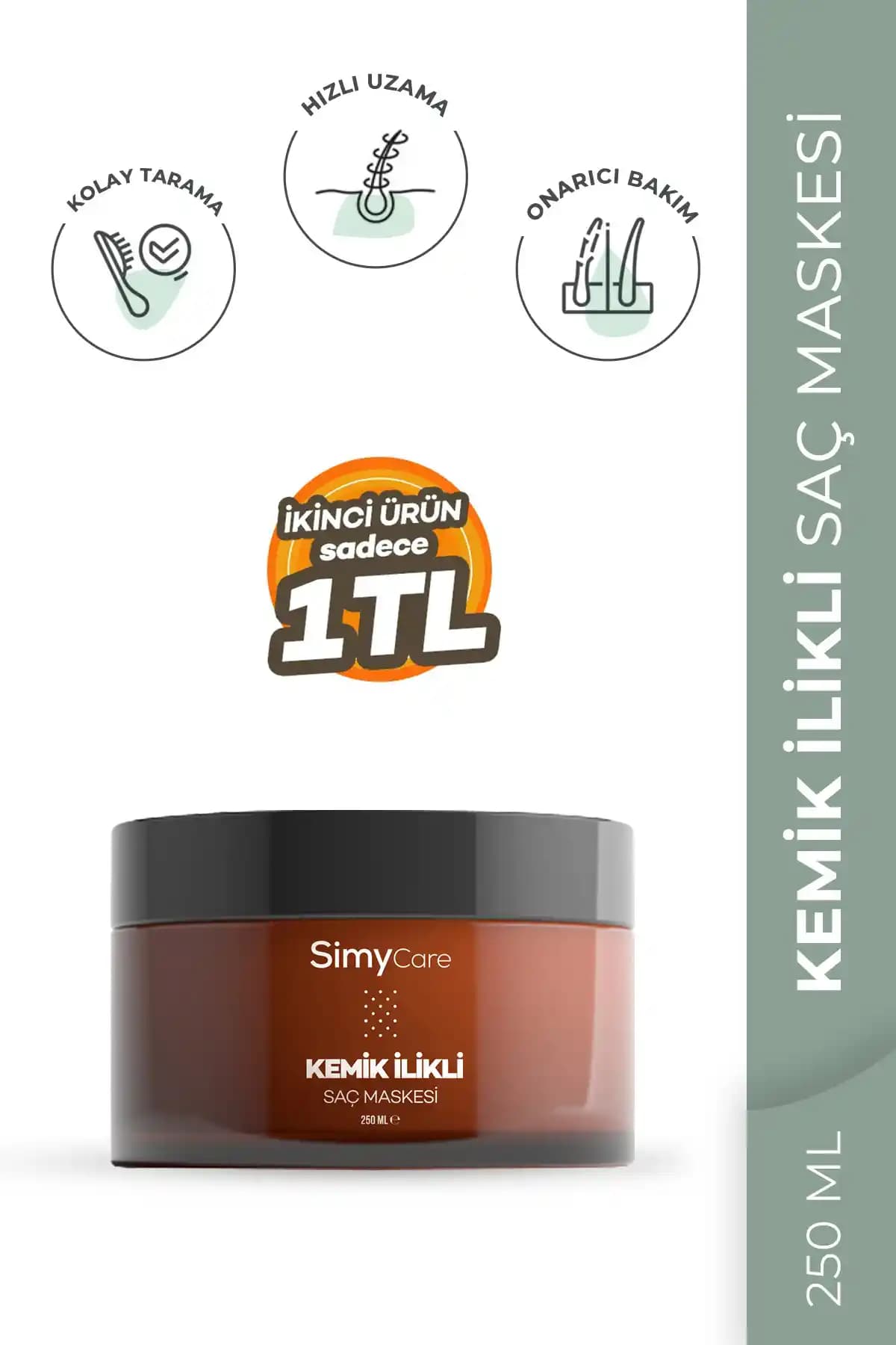 SimyCare Kemik İlikli Saç Maskesi: Doğal İçeriklerle Saç Sağlığını Destekleyen Ürün