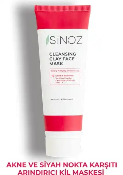 Sinoz Yüz Bakım Kil Maskesi: Doğal İçeriklerle Cilt Temizliği ve Sağlığı