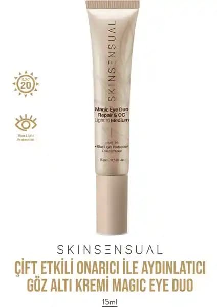 Skin Sensual Magic Eye Duo Repair & CC Göz Altı Kremi Doğal Aydınlık ve Koruma Sağlayan Formül