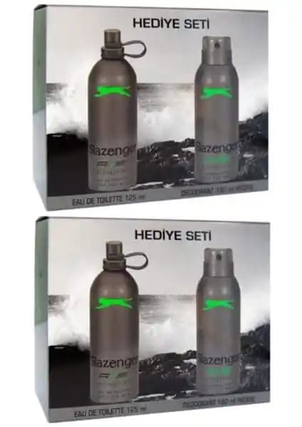 Slazenger Yeşil Erkek EDT ve Deodorant Seti Aktif Yaşam İçin Uygun ve Kalıcı Koku Sağlar