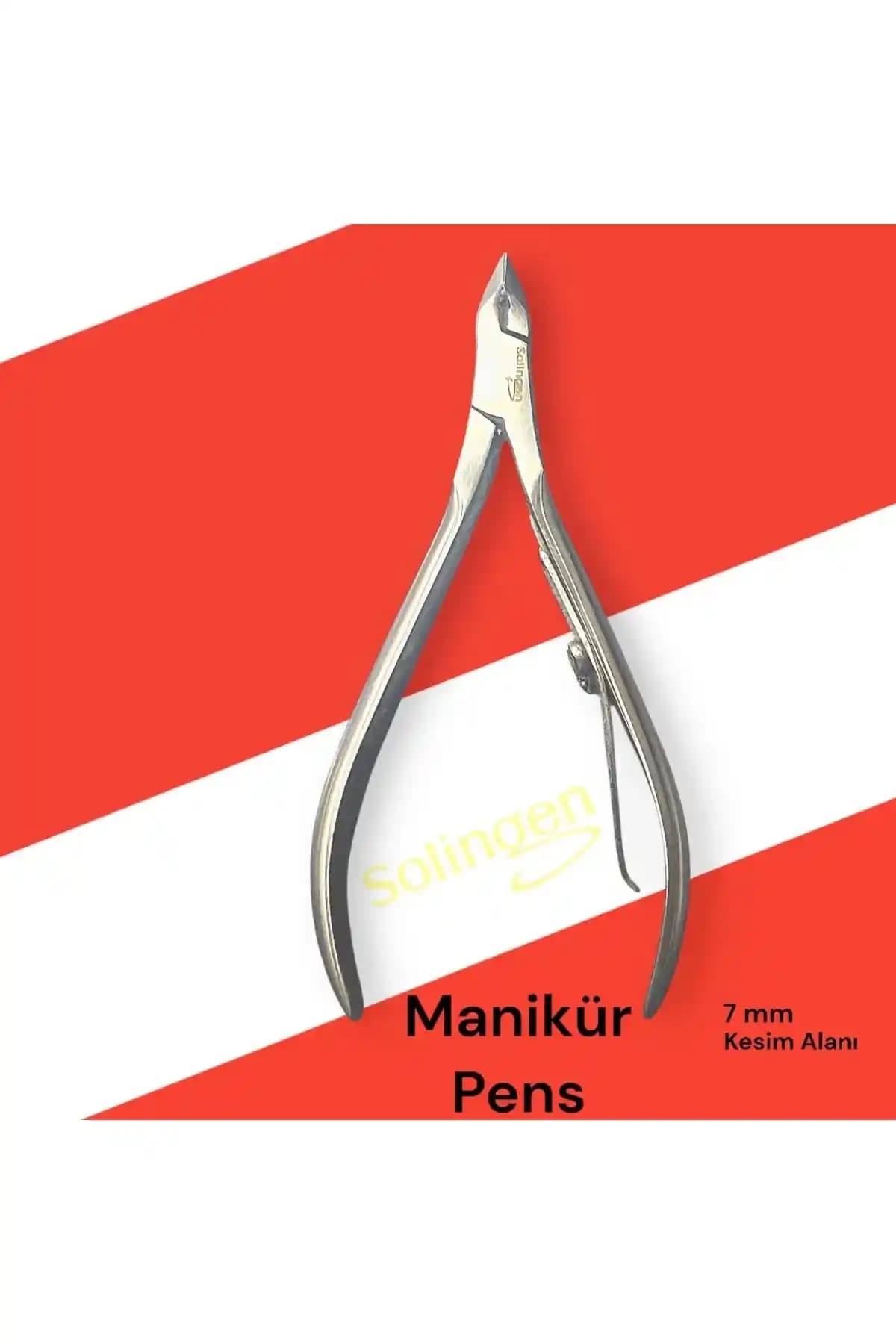 Solingen Et Manikür Pensi Bileyli 7mm - Dayanıklı ve Ergonomik Tırnak Bakım Aracı