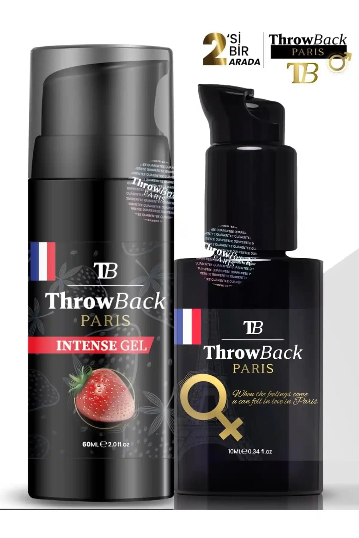 T&B PARIS 2'li Kadın Uyarıcı ve Kayganlaştırıcı Jel Seti Güvenli ve Doğal Formülüyle