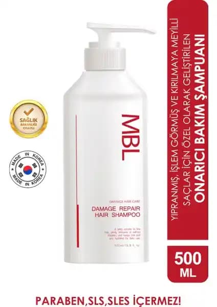 Teresia Mbl Damage Repair Şampuanı Yıpranmış Saçlar İçin Güçlendiren ve Onaran Formül