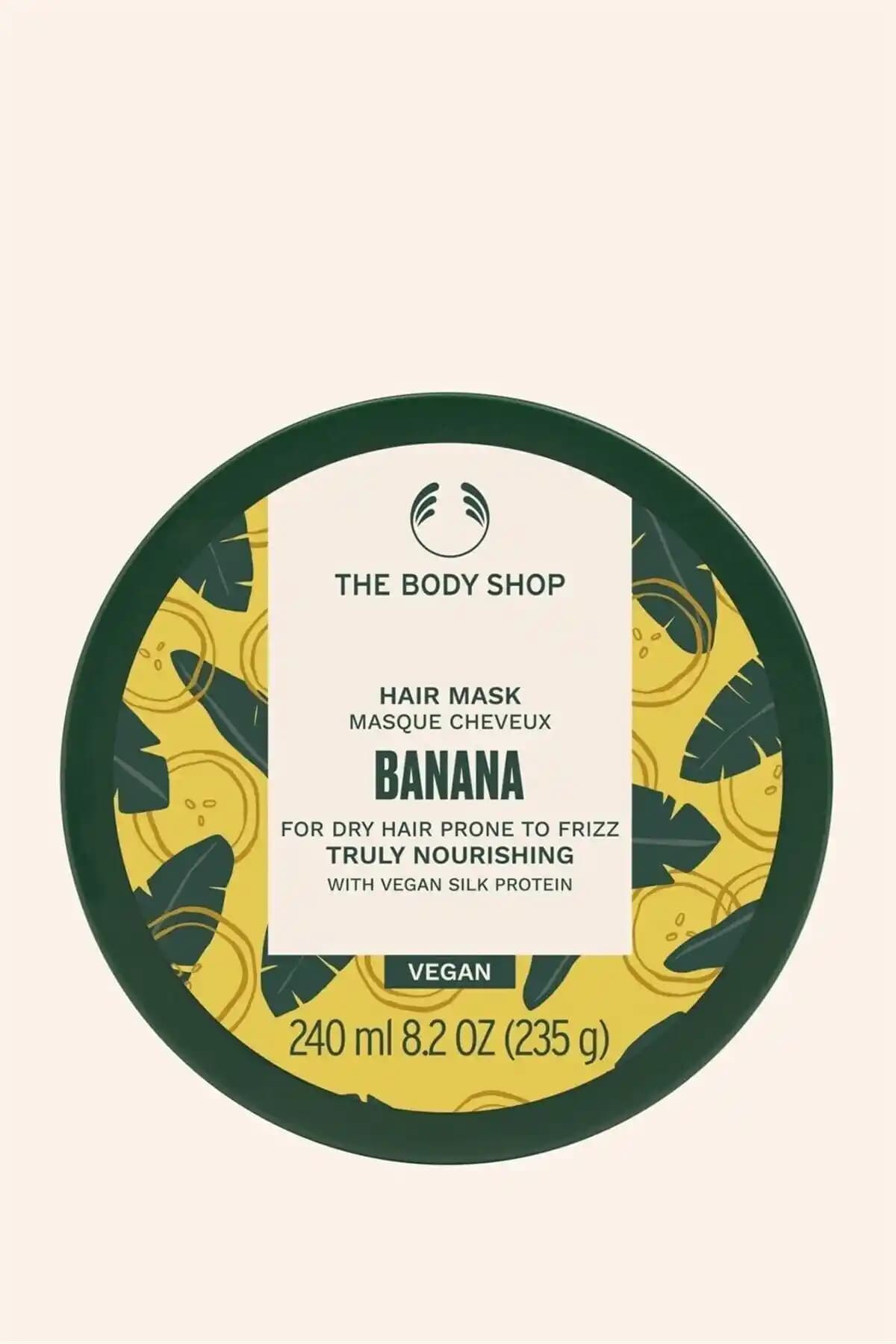 The Body Shop Banana Besleyici Saç Maskesi: Doğal ve Sürdürülebilir Saç Bakım Ürünü