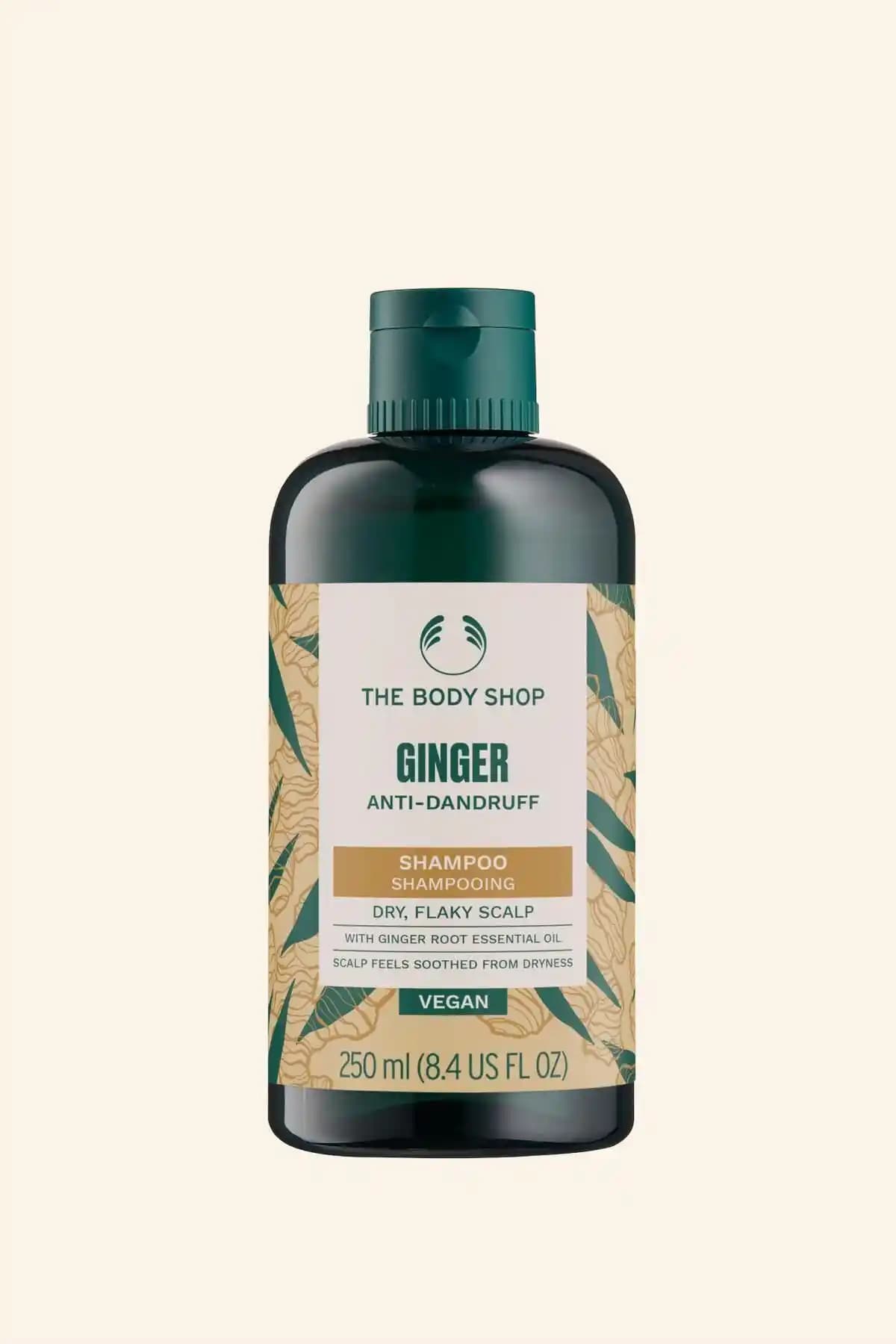 The Body Shop Ginger Zencefilli Kepeğe Karşı Etkili Şampuan Saç Derisini Koruyan Doğal Bakım Ürünü