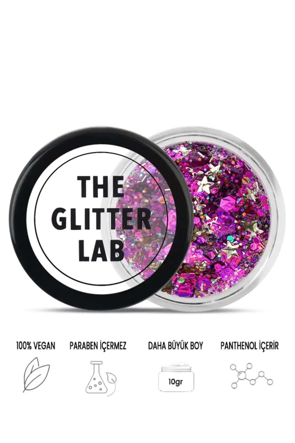 The Glitter Lab Jel Formlu Parlak Glitter Carnival ile Çarpıcı ve Uzun Süreli Makyaj Deneyimi