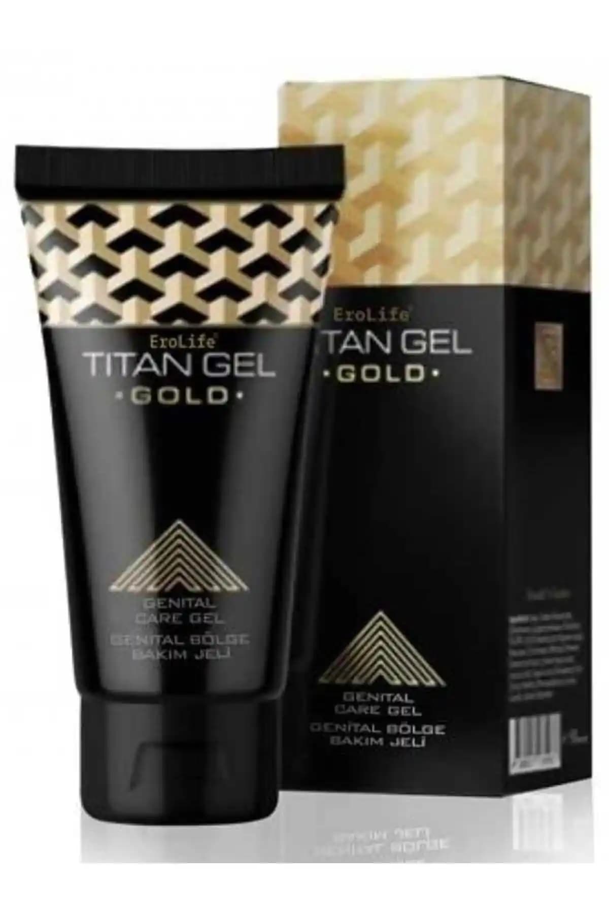 Titan Gold Gel Penis Bakım Kremi Türkiye Menşeli Sıkılaştırıcı Erkek Bakım Ürünü
