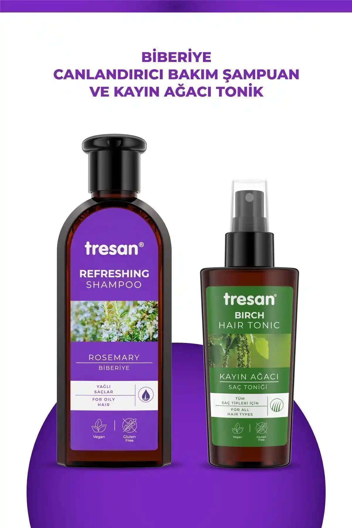 Tresan Biberiye ve Kayın Ağacı Özlü Saç Bakım Ürünleri: Doğal ve Etkili Saç Sağlığı Çözümleri