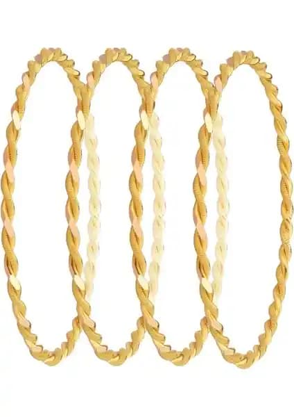 Tuğrul Kuyumculuk 40 Gram 22 Ayar İşçiliksiz Burma Bilezik - Dayanıklı ve Estetik Takı