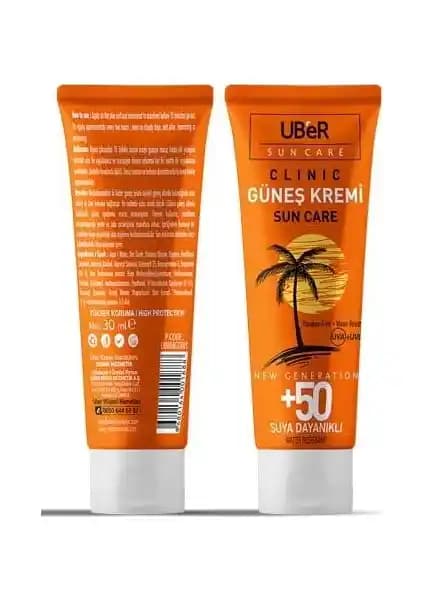 Uber Suncare Güneş Kremi 50+ ile Yüksek Koruma ve Güvenilir Güneş Koruyucu