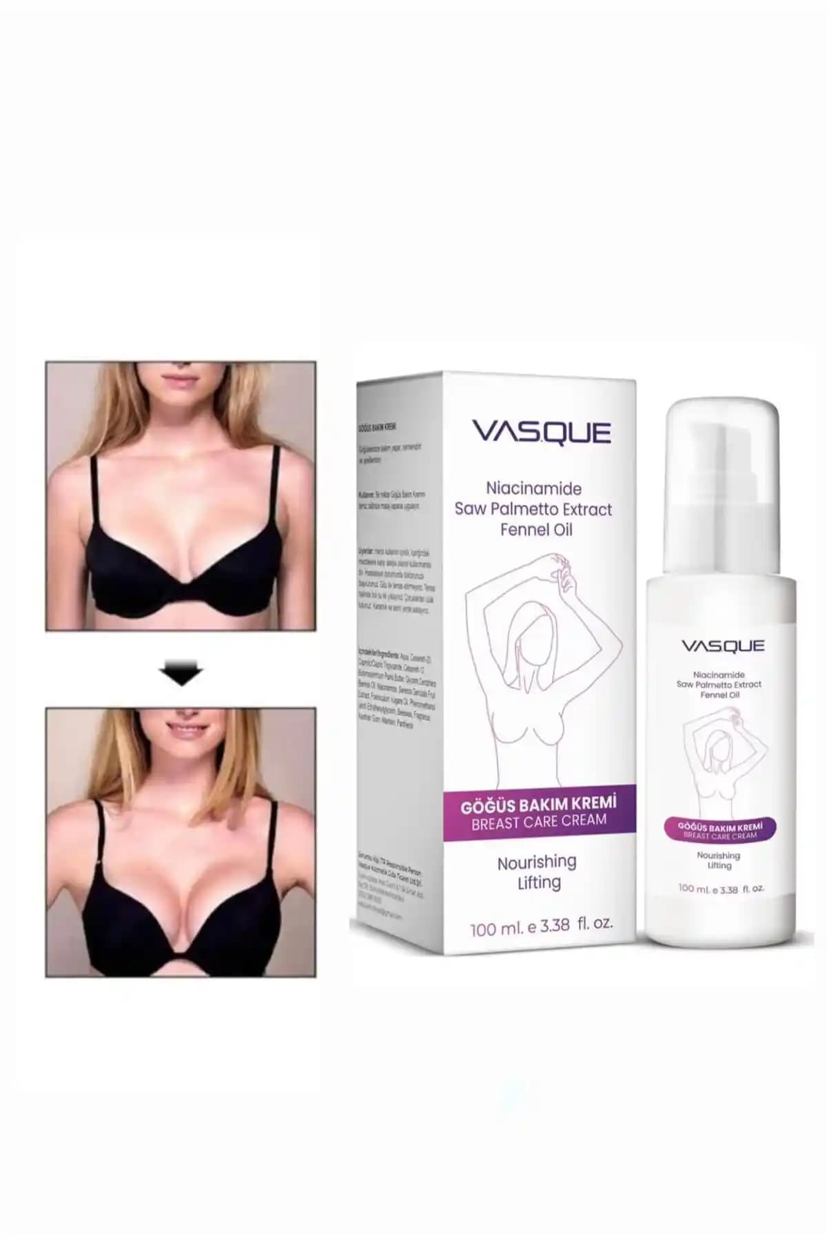 Vasque Göğüs Bakım Kremi: Sıkılaştırıcı ve Nemlendirici Özellikleriyle Güçlü Bir Cilt Bakım Ürünü