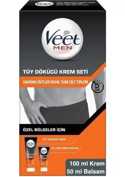 Veet Men Tüy Dökücü Krem Seti: Erkekler İçin Güvenilir ve Etkili Tüy Giderme Çözümü