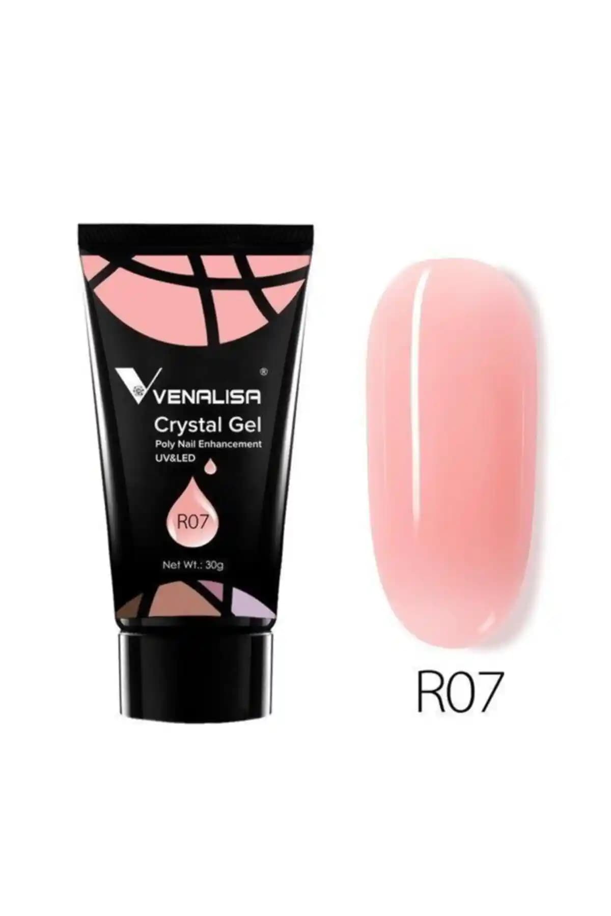 Venalisa 30 ml Polygel Protez Tırnak Polijel R07: Doğal ve Dayanıklı Tırnak Uzantıları İçin Uygun