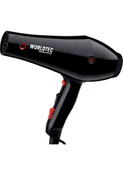 WorldTec WT-3500 Profesyonel Saç Kurutma Makinesi Güçlü ve Ergonomik Tasarım