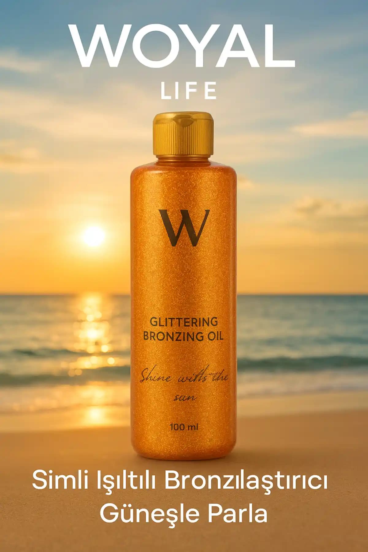 Woyal Life Bronzlaştırıcı Işıltılı Vücut Spreyi Yaz Enerjisini Cildinizde Hissedin