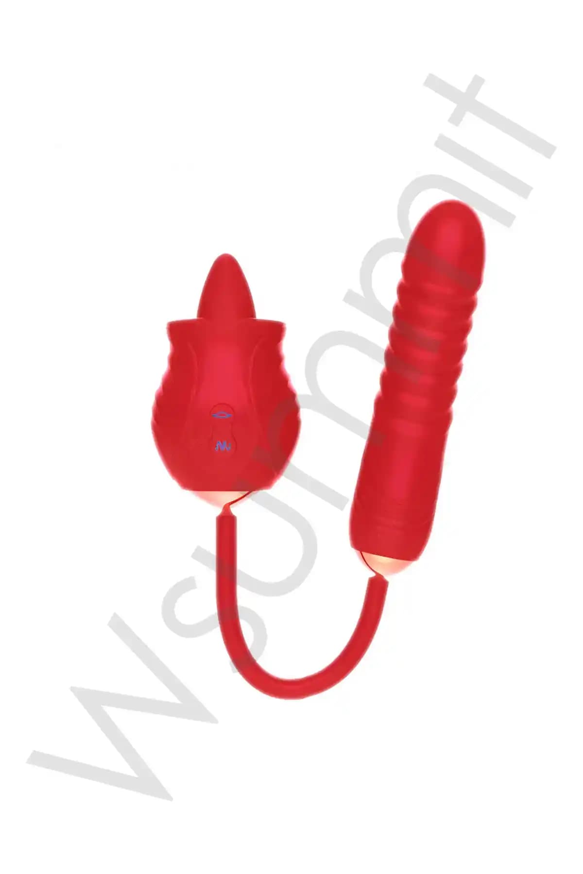 Wsummıt 2 In 1 Gül Şeklinde Teleskopik Vibratör: Estetik ve Fonksiyonellik Bir Arada