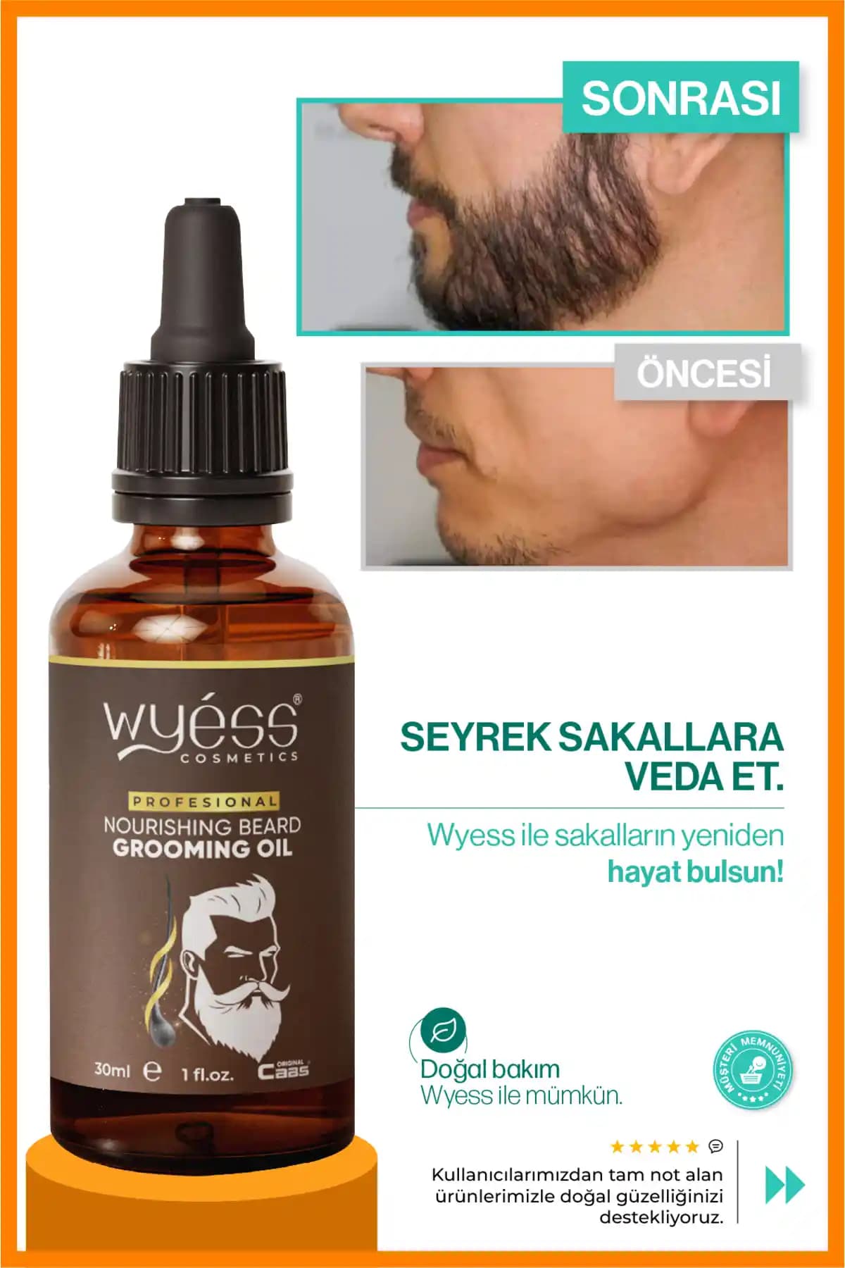 Wyess Seyrek Sakal ve Köselik İçin Güçlendirici Sakal Bıyık Yağı Ürün Özellikleri ve Kullanım Rehberi