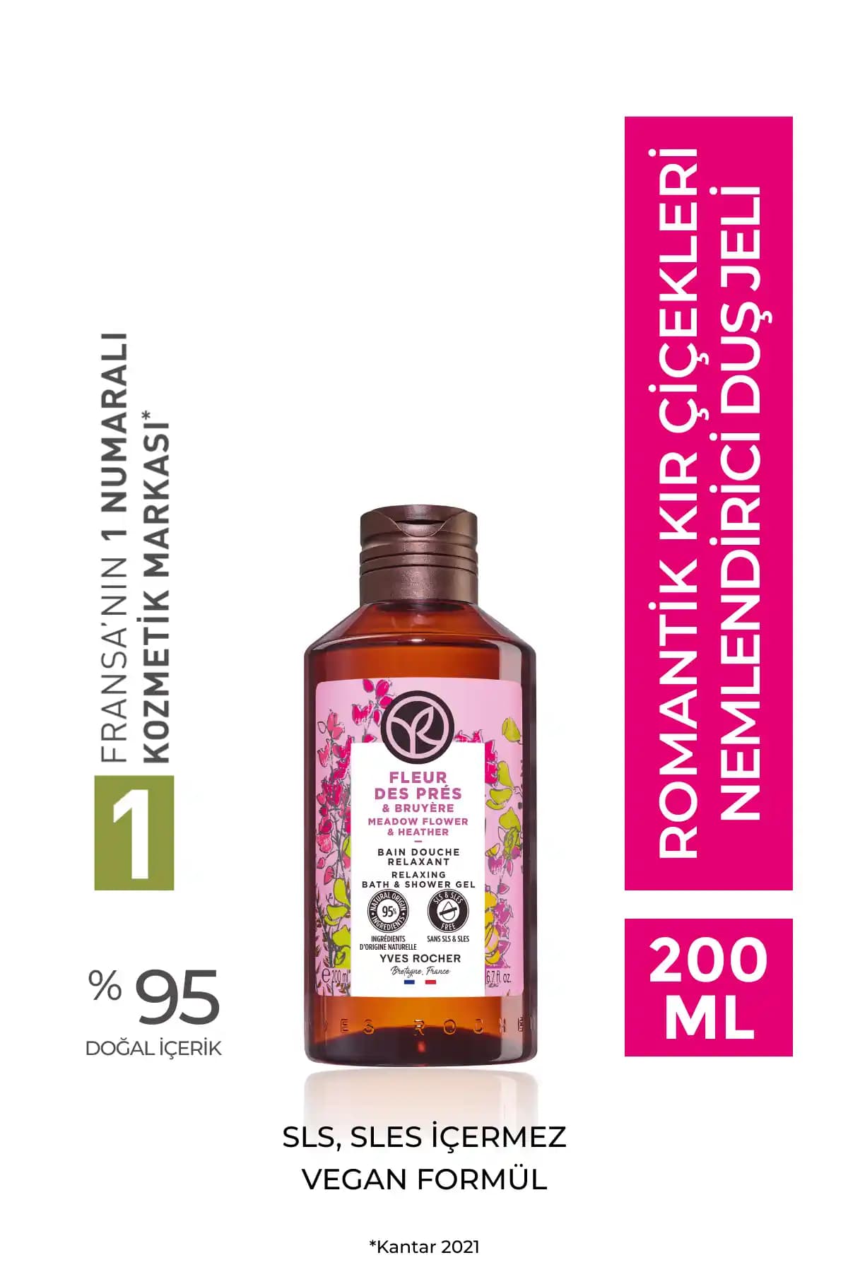 Yves Rocher Nemlendirici Romantik Kır Çiçekleri Duş Jeli Ürün İncelemesi ve Özellikleri