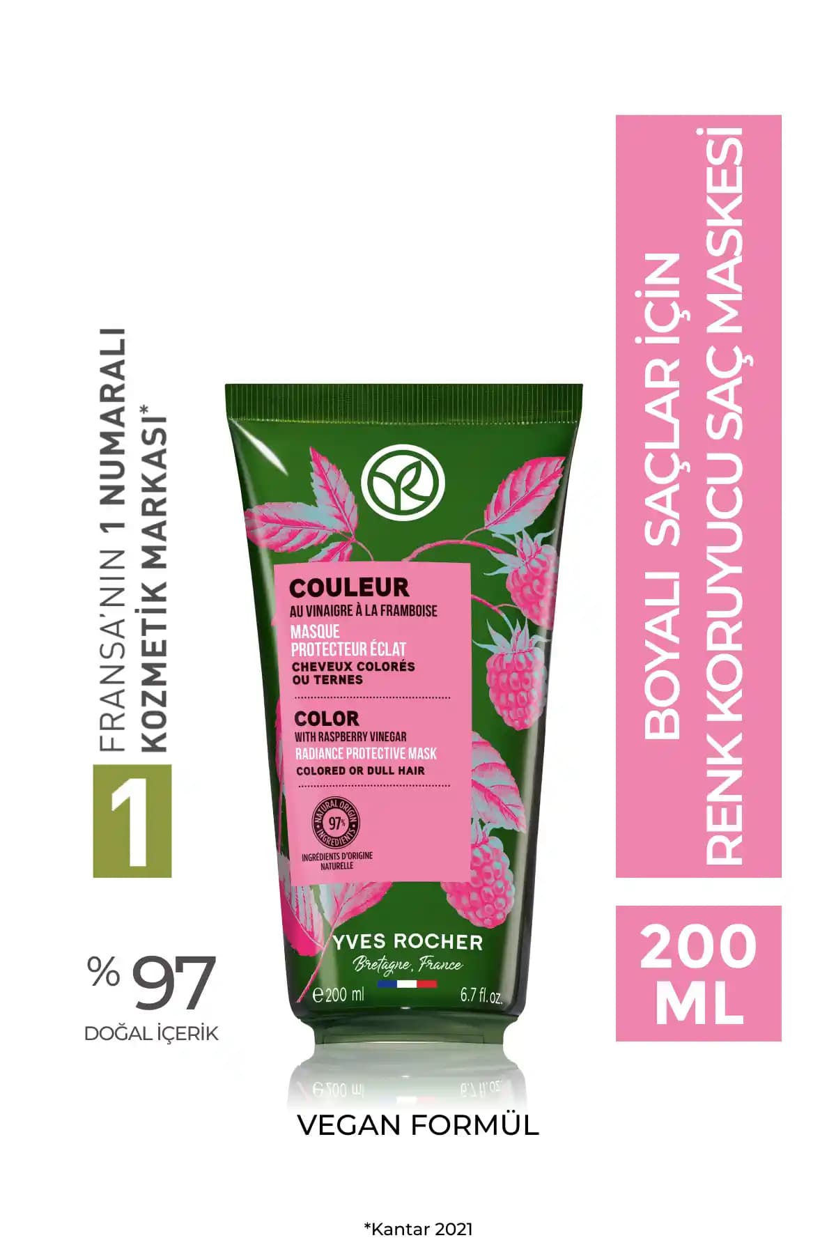 Yves Rocher Renk Koruyucu Saç Maskesi: Boyalı Saçlar İçin Doğa Dostu Bakım Ürünü