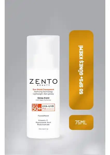 Zento Sun Shield Transparent Güneş Kremi: Yüksek Koruma ve Hafiflik Sunan Günlük Güneş Koruyucu
