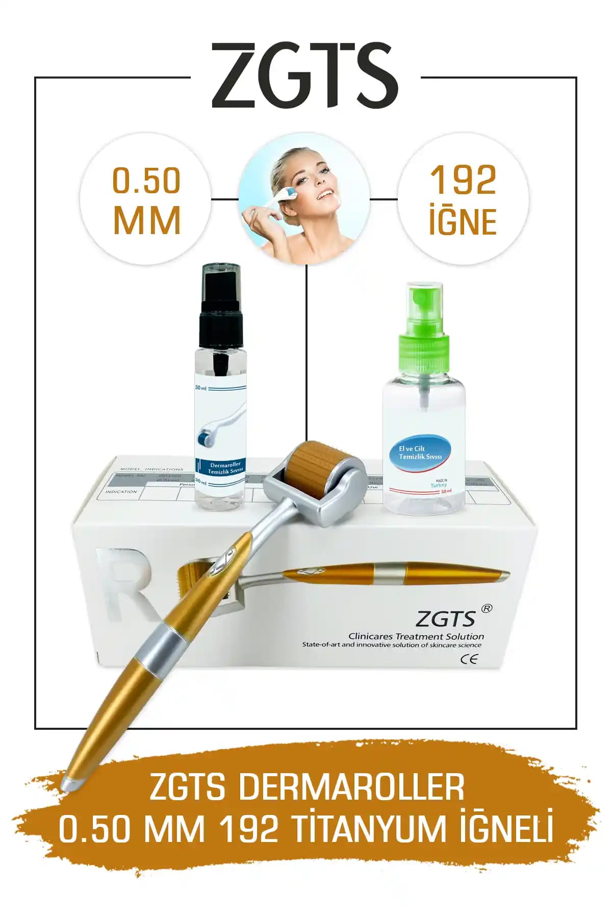 Zgts Dermaroller 0.50mm Cilt ve Saç Bakımında Etkili ve Uygun Fiyatlı Çözüm