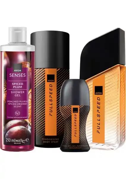 Avon Full Speed Erkek Bakım Seti: Ferah ve Enerjik Kokularla Günlük Şıklık