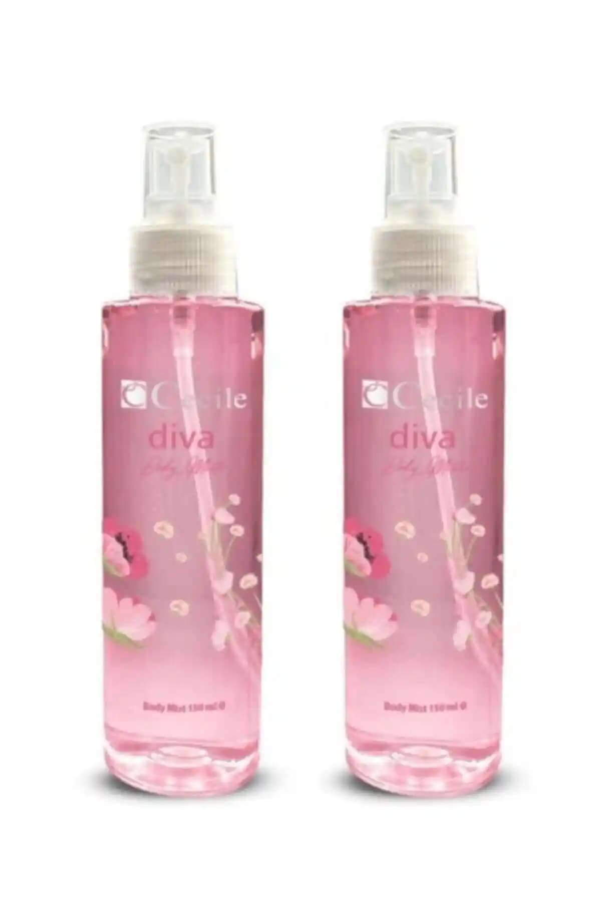 Cecile Body Mist Diva 150 ml X2: Hafif Çiçeksi Koku ve Pratik Kullanım Avantajları