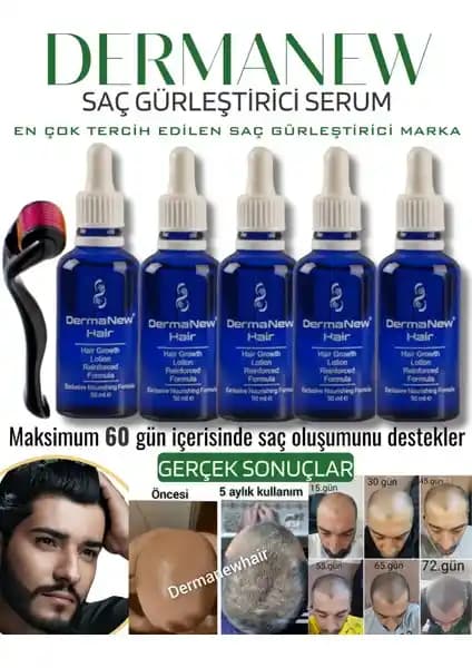 Dermanew Hair Losyonu ile Saç Sağlığını Güçlendiren Doğal ve Vegan Çözüm